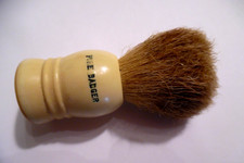 VINTAGE CIRCA 1940'S PLYMOUTH PURE BADGER SHAVING BRUSH