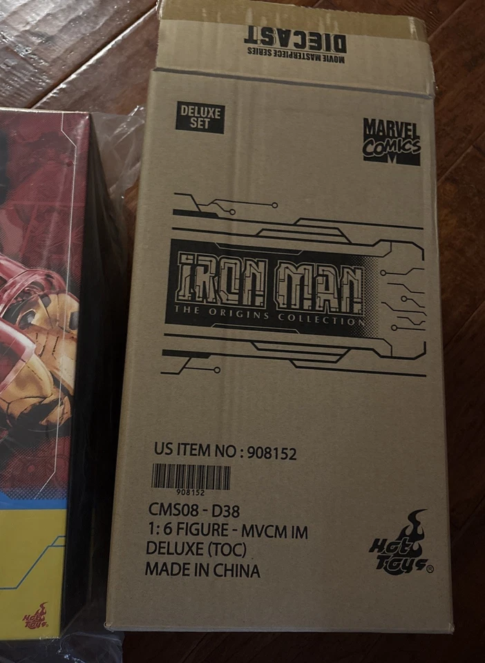 Hot Toys CMS08-D38 The Origins Iron Man Deluxe Diecast 1/6 Scale Figure New NIB - image 2 of 4