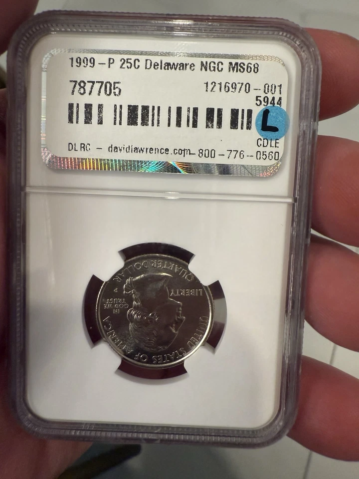 Extremely Rare 1999 P Delaware State Quarter 🔥Top Pop🔥 NGC MS 68! - Image 3 of 4
