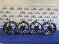 2015-2023 Ford Mustang GT S550 Set Wheels 18x8 Black Split Spoke Rim 2794