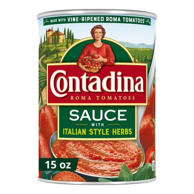 Contadina Tomato Sauce With Italian Herbs, 15 oz Can
