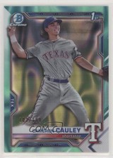 2021 Bowman Draft Chrome Aqua Lava Refractor 101/199 Cameron Cauley #BDC-192 s3g