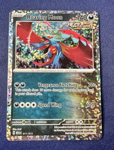 Pokemon Roaring Moon McDonald's Promos 2024 NM Holo Card 11/15
