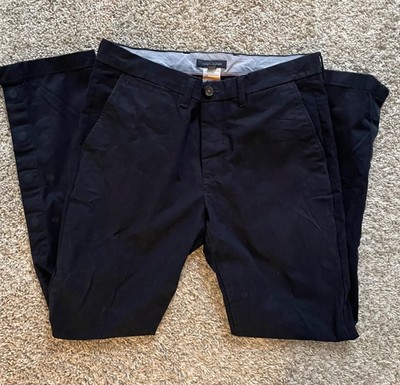 NEW Tommy Hilfiger Adaptive Pants 34x32 Mens Navy Blue Magnetic