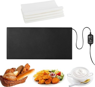 Bread Warming Mat with e Cotton Towel, Bread Dough Heated Proofing Mat