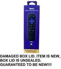 Roku Voice Remote Pro 2nd Edition Rechargeable Replacement Control Controller