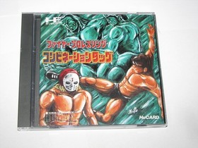 Fire Pro Wrestling Combination Tag PC Engine HuCard Japan import US Seller
