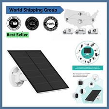 5W Outdoor Solar Panel Charger for Security Cameras with 9.8ft Adjustable Cable