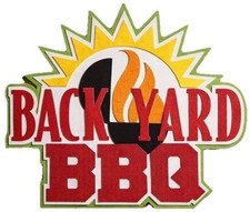 BBQ Outdoor Fun Backyard BBQ Scrapbook 3D Die Cut Title Barbecue Grill Summer