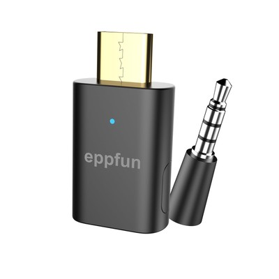 [3rd Generation] eppfun Bluetooth 5.4 LE Audio USB-C Transmitter LC3+/APTX Lossl