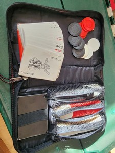 VTG 70's Travel Poker Set, Includes Chips & Cards