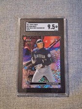 SGC 9.5  2021 Topps Finest Rose Gold Mini-Diamond Refractor Evan White RC #D /50