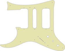 WD Custom Pickguard For Left Hand Ibanez 8 String TAM10 #34 Mint Green 3 Ply