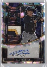 2023 Select Swatches Signatures Cracked Ice Prizm 15/23 Sal Frelick Auto 0mo9