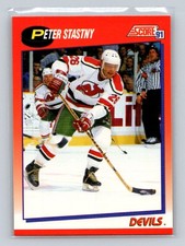 1991-92 Score Canadian Bilingual #66 Peter Stastny New Jersey Devils