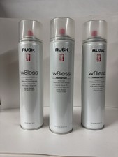 Rusk W8Less Strong Hold Hairspray 10oz -  3 Pack 