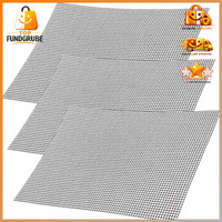 Grillmatten Set 3 StüCk Antihaft Gitter Teflon 42X36Cm Wiederverwendbar FüR
