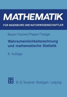 Wahrscheinlichkeitsrechnung Und Mathematische Statistik Volkmar Pieper