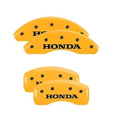 Mgp Caliper Covers - Brake Caliper Covers 2023-2025 Yellow - Honda Engraving Mgp Caliper Covers - Brake Caliper Covers 2023-2025 Yellow - Honda Engraving