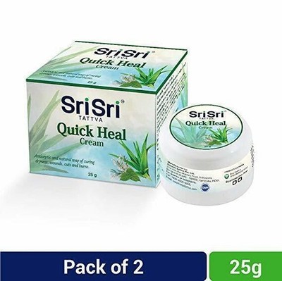 Sri Sri Tattva Quick Heal Creme, 25 gm (2er Pack) - kostenloser Versand