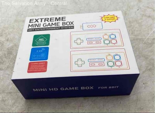 Classic Games Extreme Mini Game Box 8 Bit Entertainment System With Box ...