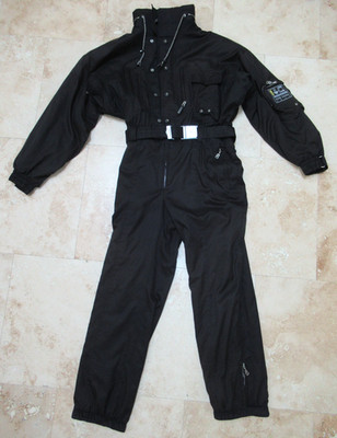Bogner Ski Suit One Piece Snowsuit Snow Bib size M Mens 40 SUB ZERO hidden hood