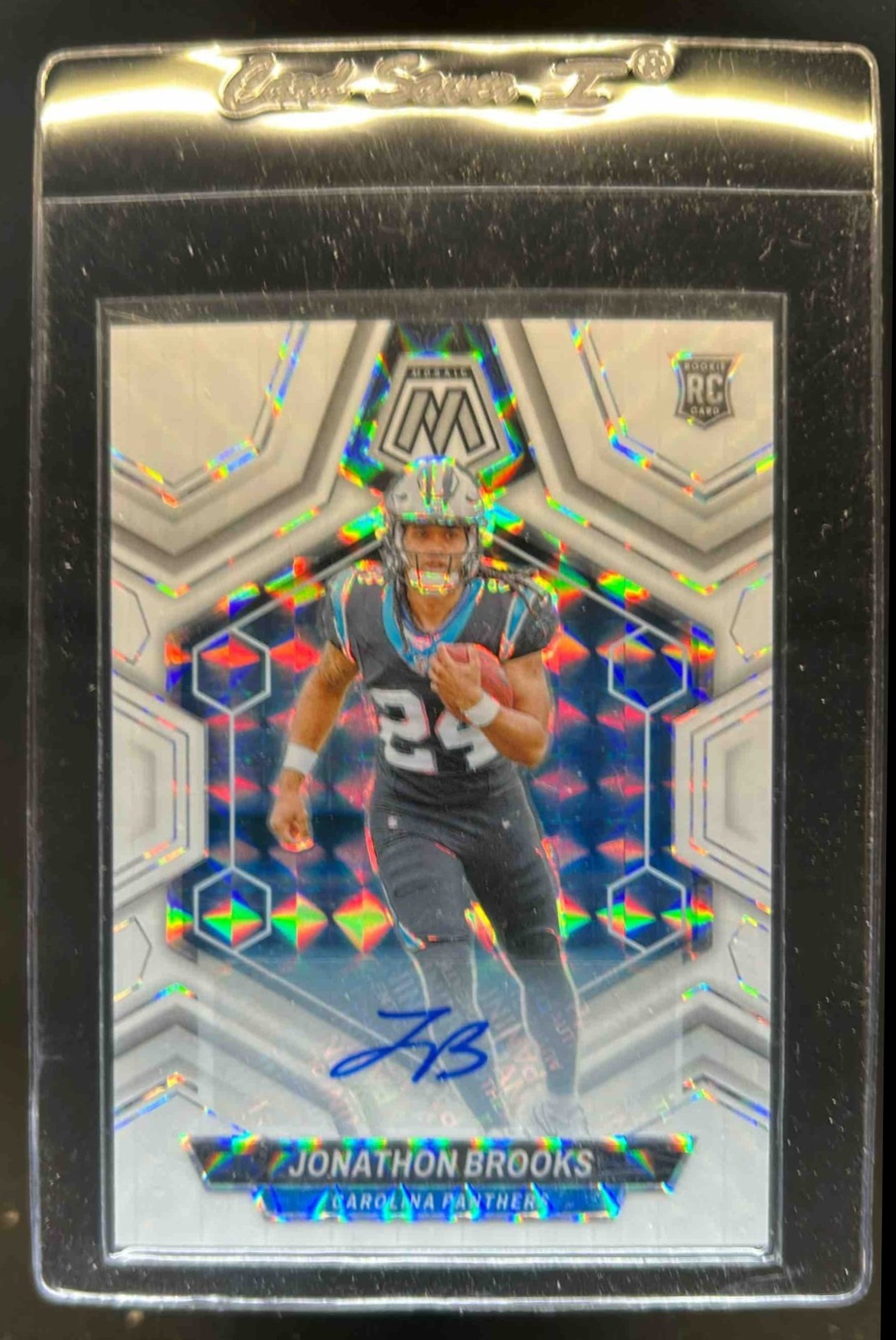 2024 Mosaic Jonathon Brooks Rookie Auto RC Rookie #345 Panthers