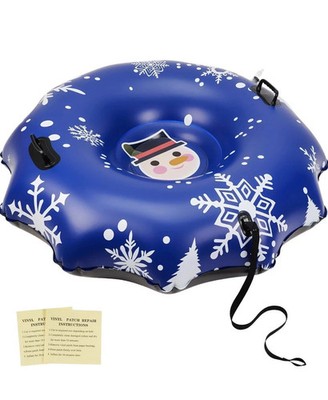 Snow Tube, Extra Large 55'' Inflatable Snow Sleds for Kids and Adults Heavy Duty