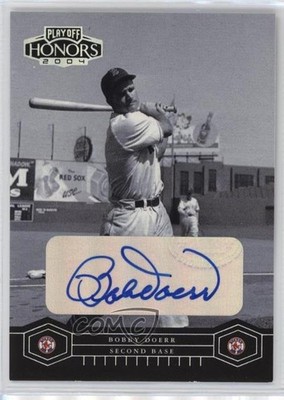 2004 Playoff Honors Silver Signatures 24/100 Bobby Doerr #33 Auto HOF 0l2