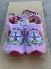 Women's Plush Dutch Holland Clog Shaped Slippers US 5/6 - NEW