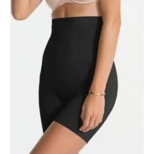 Spanx Love Your Assets High Waist Shapewear Shorts Black Slimming Size M