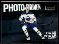 2022-23 O-Pee-Chee Platinum Photo Driven Owen Power Buffalo Sabres #PD-15