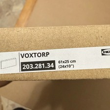 New IKEA Walnut Effect VOXTORP 24x10 " 61x25 cm Drawer Front 203.281.34