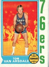 1974-75 Topps #20 Tom Van Arsdale
