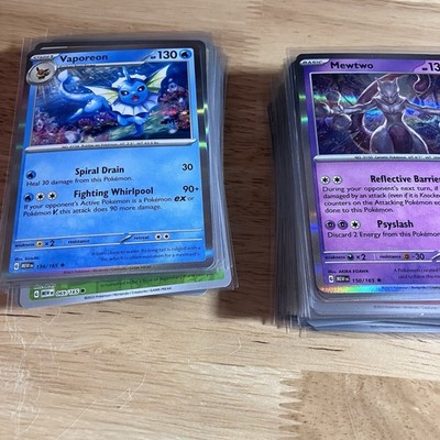 Pokemon Card Lot Of 50 LP/NM Cards including 10 Holo/Reverse Holos