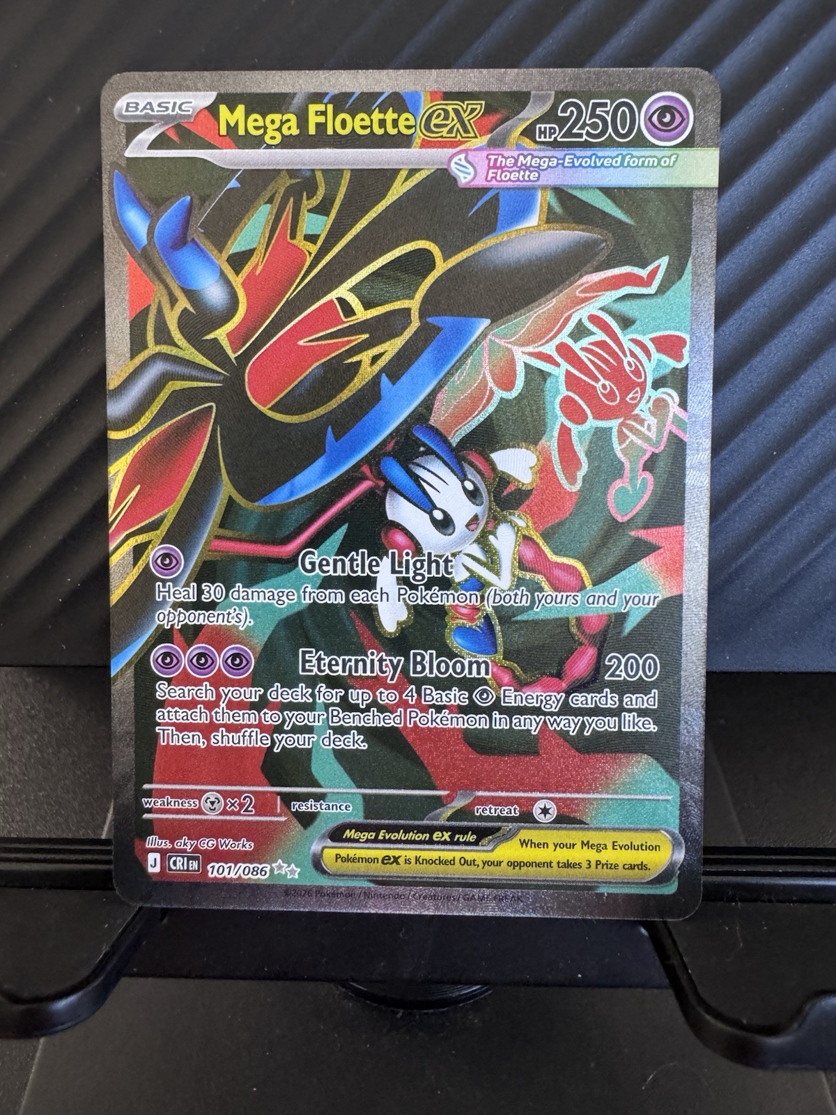 Pokemon TCG: Chaos Rising Mega Floette ex 101/086 - Ultra Rare - Full Art