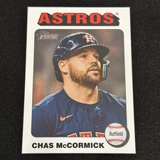 2024 Topps Heritage High Number Chas McCormick White Border #541 Astros