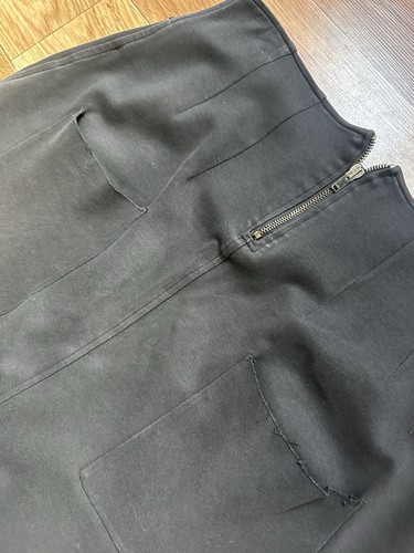 ALBUM DI FAMIGLIA Haremshose Drop Crotch High Waist Italy anthrazit grau Lagenlo - Bild 8 von 20