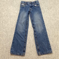 Cinch Jeans Youth Kids 8 Slim 21x23 Blue Straight Western LIGHT STAIN 