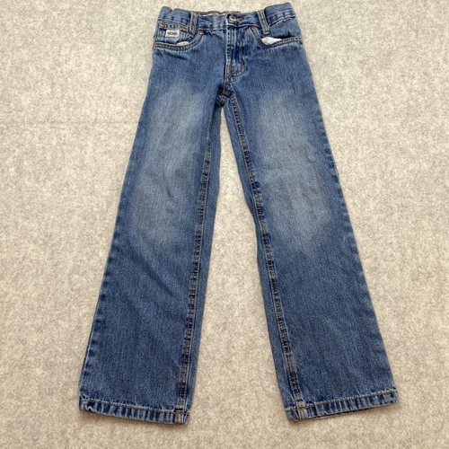 Cinch Jeans Youth Kids 8 Slim (21x23) Blue Straight Western *LIGHT STAIN*