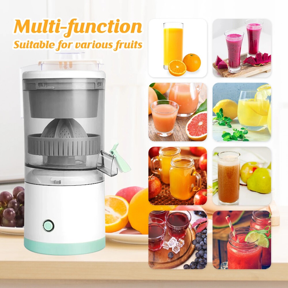 Rechargeable Electric Juicer Fruit Blender Juice Extractor Citrus Machine New
