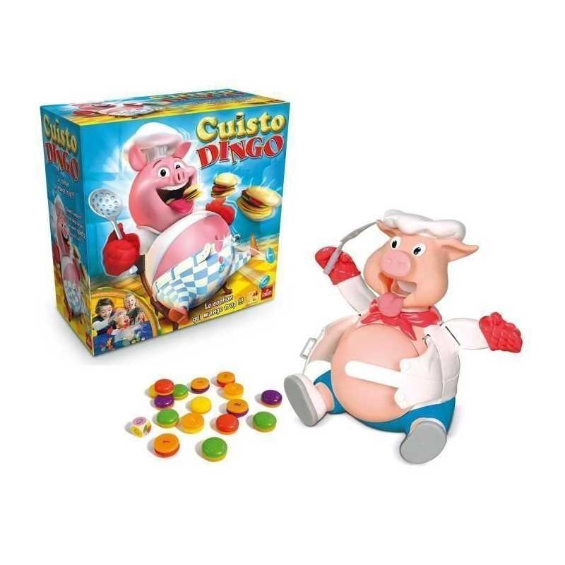 Goliath Cuisto Dingo jeu de societe enfant avec cochon gourmand