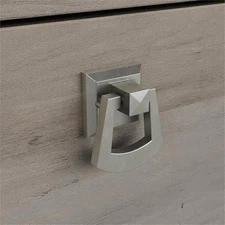 Bush Furniture Salinas Accent Storage Cabinet with Doors in Driftwood Gray