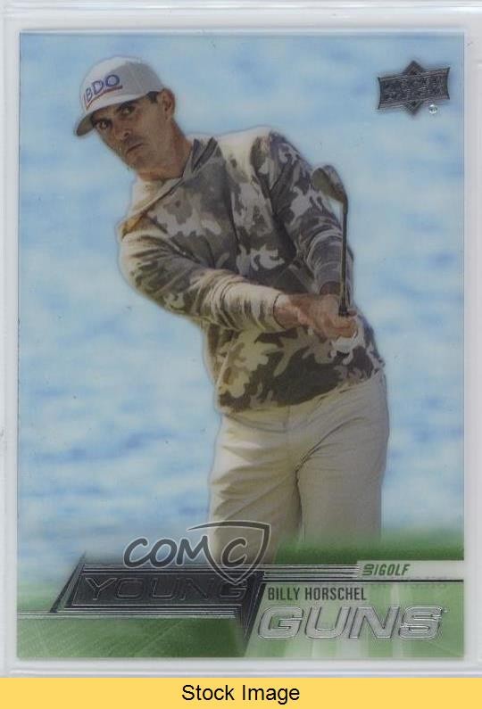 2024 Upper Deck Young Guns Clear Cut Billy Horschel #127 Rookie RC READ 5x5