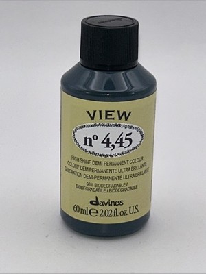 Davines VIEW 4,45 Copp Mahogany Brn High Shine Liquid Demi Permanent Hair Color