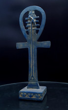 Rare Ancient Egyptian Ankh Key Pharaonic Statue Antiques BC God of Life Antique