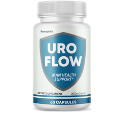 URO FLOW Men  s Prostate  Urinary Support Saw Palmetto Formula 60 Capsules