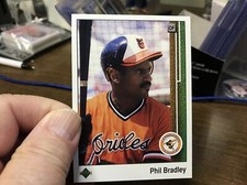 1989 Upper Deck Baltimore Orioles Baseball Card #749 Phil Bradley