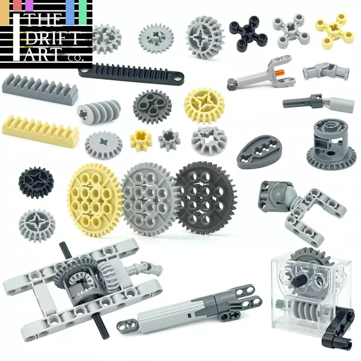 lede efter Desværre Bred vifte Technic Parts for Lego Kits 92693 32494 Train Car Gear Building Blocks Sets  DIY | eBay