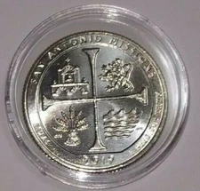 2019 D Mint - Texas "San Antonio Missions" Quarter + COIN CAPSULE!